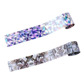 Outanaya 30 Pack Nail Foil Transfer Stickers DIY Manicure Decor for Women Easy Apply Random Style Nail Sticker