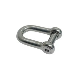 Unbranded Hex Sink Screw Pin D-Shackle 5/16" Marine Grade 1300Lb WLL Stainless Steel T316