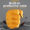 mjmoto Yellow Classic Goat Leather Motorcycle Gloves with Hole Summer