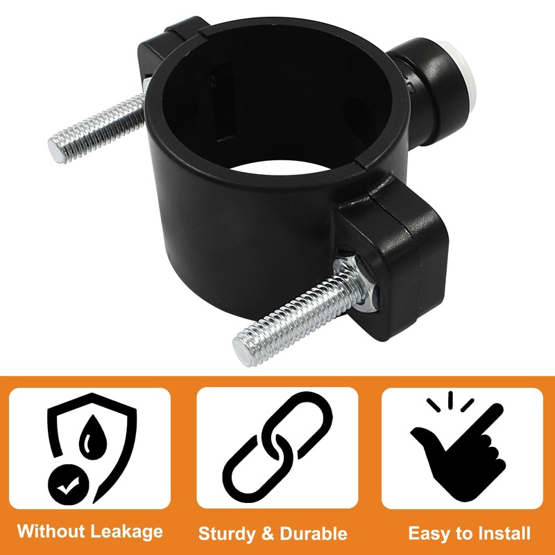 LifCratms Drain Saddle Valve, 3/8" Plastic Quick Connect Water Filters