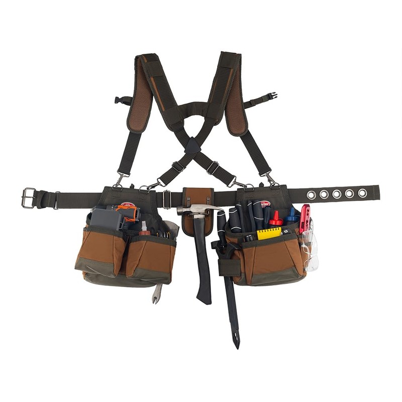 Bucket Boss - AirLift Tool Belt with Suspenders, Tool Belts