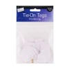 Just stationery 25 x 39 mm Pre Strung Tag (Pack