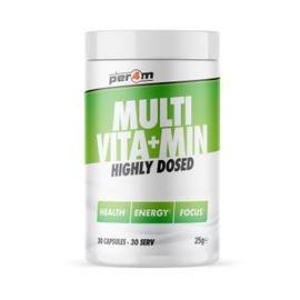 Per4m High Dose Daily Multi Vitamin & Minerals | 20 Essential nutrients for Health, Energy & Focus | 1 Month Supply | 30 Capsules