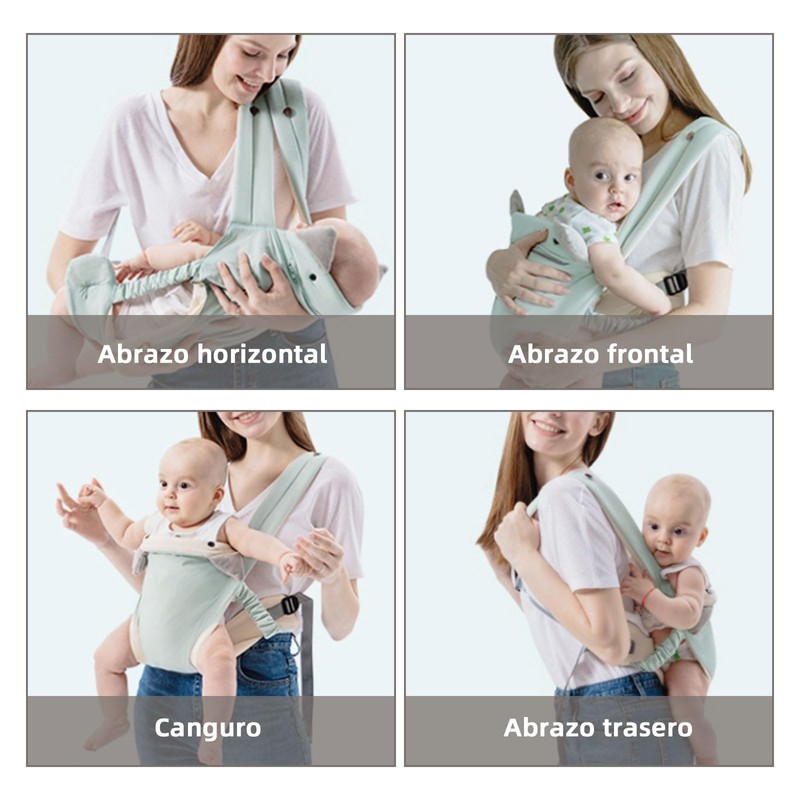 DOTOTO Mochila Portabebe, portabebe ergonomico para Niños Pequeños Recién Nacido,Ajustable,Cómodo