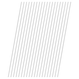 M METERXITY 20-Pack 304 Stainless Steel Solid Round Rod, 2x350mm Metal Solid Shaft Rods for DIY Craft/Model Car/Helicopter Airplane/Metal Working, Lathe Bar Smooth Stock [0.08x13.78IN]