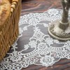 ARTABLE Lace Table Runner Dresser Scarf Macrame Embroidered Table Runners