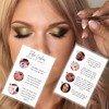 False Lashes How To Apply Card | 30 Pack |