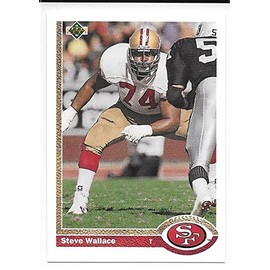 Steve Wallace 1991 Upper Deck San Francisco 49ers Card #677