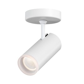 Opulux 9W LED Ceiling Spotlight Indoor - Adjustable Surface Wired Accent Lamp for Picture, Living Room, Warm White 3000K, CRI 97 Anti-Glare Directional Spot Light, White