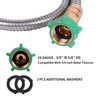 Metal Short Garden Hose 6 ft, 8 ft, 12 ft