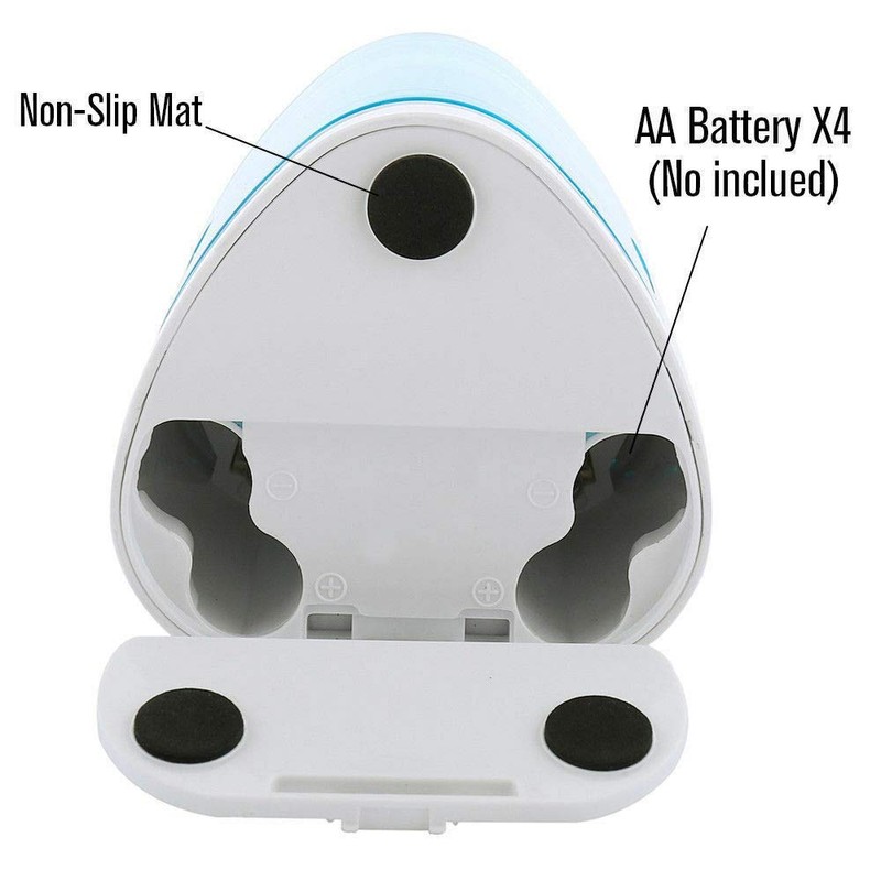 SUPERTOOL Electric Pencil Sharpener Automatic Sharpener Double Hole Silver Stationary