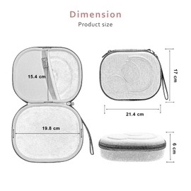 XANAD Headphones Over Ear Bag for JBL Tune 510BT / JBL Tune 520BT / JBL Tune 760 NC/JBL Tune500BT / JBL Tune500 / JBL Tune600BTNC / JBL Tune 510BT Headphones Storage Case (Pink)