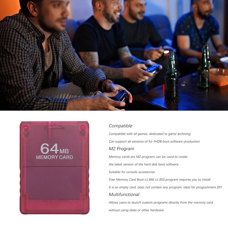 Large Storage Space,Easy to Use,Compatible Memory Card,Memory Card M2 Program,