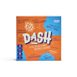 Binca Fletter Dash, A Fun Fill-in-The-Blanks Card Game for All Ages | Fun and Strategic Word Game | Test Vocabulary and Concentration | Suitable for Ages 7, 8, 9, 10 (3-6 Players)
