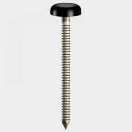 TIMCO PN50BL Polymer Headed Nail 50mm - Black (Box of 100)