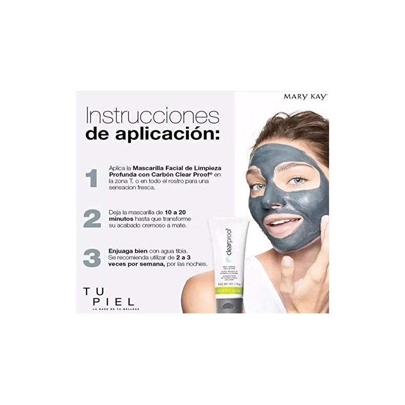 Mascarilla Facial de Limpieza Profunda con Carbón Clear Proof