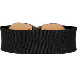 BlackButterfly 3 Inch Wide Corset Elastic Vintage Waist Belt, Customisable -