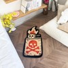 Yellow Lighter Don't Smoke Flocking Rug Living Room Carpet Bathmat
