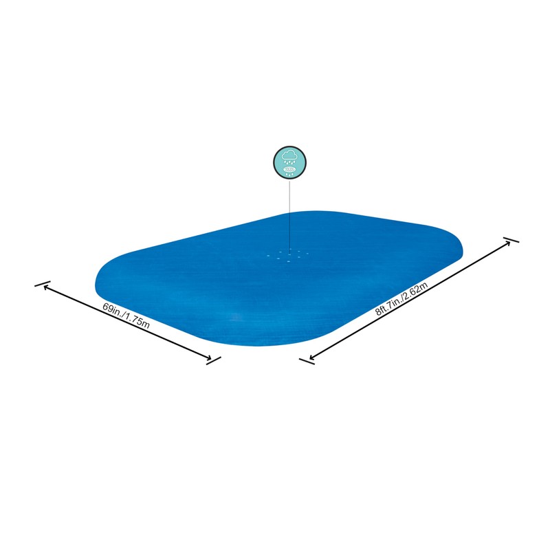Bestway | Rectangle Pool Cover for Inflatable Family Pools, 2.62m