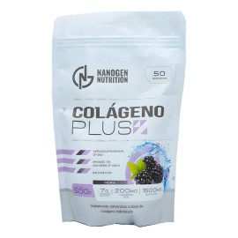 Colágeno Hidrolizado Ácido Hialurónico Glucosamina 500g Nano
