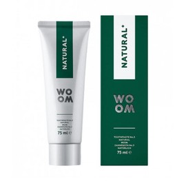 Woom Natural+ Vegan Toothpaste with 98% Natural Ingredients 75 ml