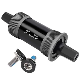 Meyecon Bicycle Inner Bracket BSA Bottom Bracket 68 mm Bicycle Bottom Bracket Square Bottom Bracket for Square Spindle Crank 68 mm Frame Shell Cycling Accessories with Waterproof Screws (120 mm)