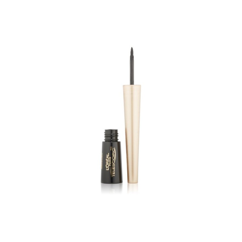 L'Oreal Paris Telescopic Precision Liquid Eyeliner, Black, 0.08 Oz