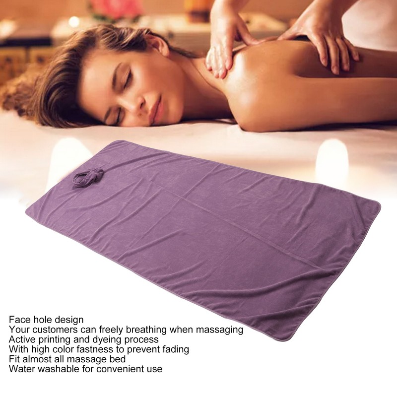 Beauty Salon Bed Cover Sheet Short Plush Keep Warm Thickened