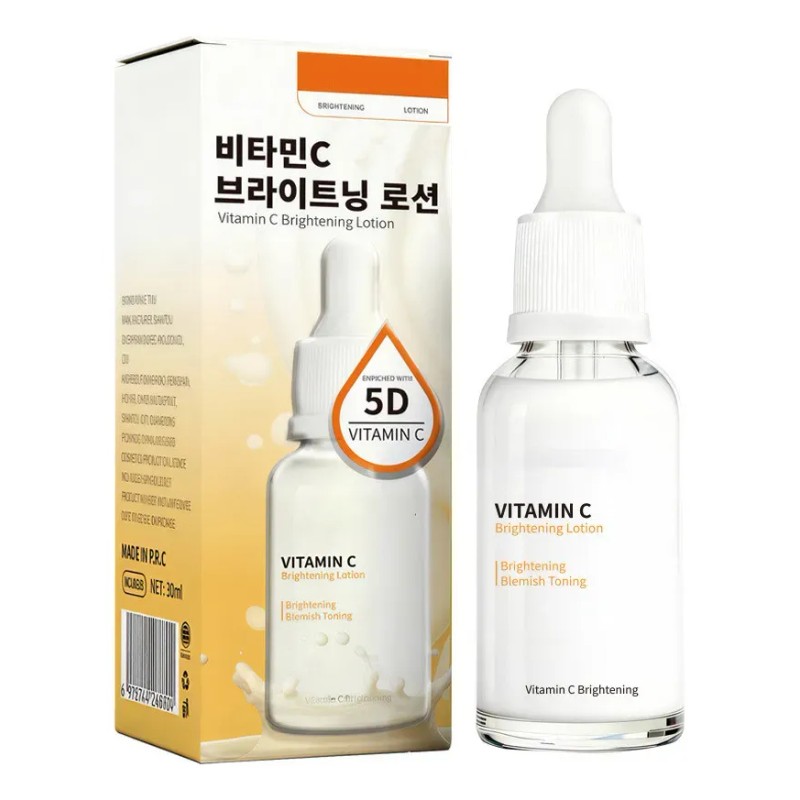 Loción Iluminadora Con Vitamina C, Sérum Hidratante, 30 Ml