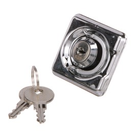 Seachoice Locking Lifting Ring, Stamped 304 Stainless Steel, Includes 2 Keys, One Size, Polished