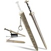 Lexziuo 1Pack Ancient Sword Letter Opener Set - Decorative Envelope