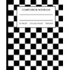 Checkerboard Notebook: Black and White Grid Composition Book for School,