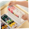 GRIRIW Pp Material Storage Boxes Lids 2pcs Vanity Organizers for