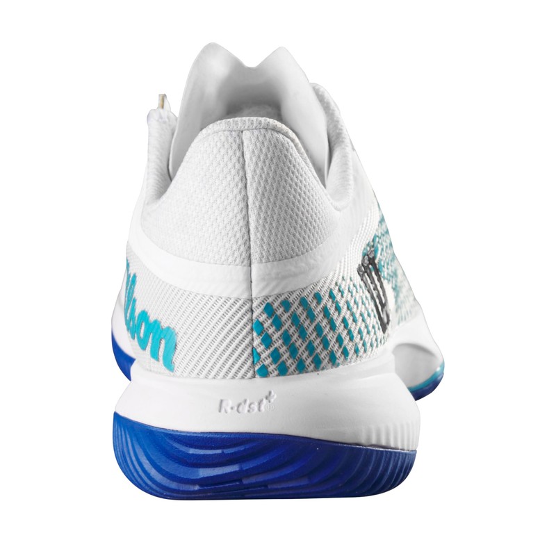 Wilson KAOS Swift 1.5 Men's Trainers, White Blue Atoll Lapis
