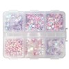Sequin Set [Pink] White Purple Nail Parts Pearl Decoration Parts
