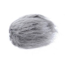 Movo WS1 Furry Microphone Windscreen for Zoom H1n Recorder - Outdoor Microphone Cover for Small Microphones up to 2.5" x 40mm (L x D) (Light Gray)