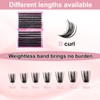 FADLASH Lash Extension 60D+80D DIY Kit Volume Fluffy 0.07D Curl