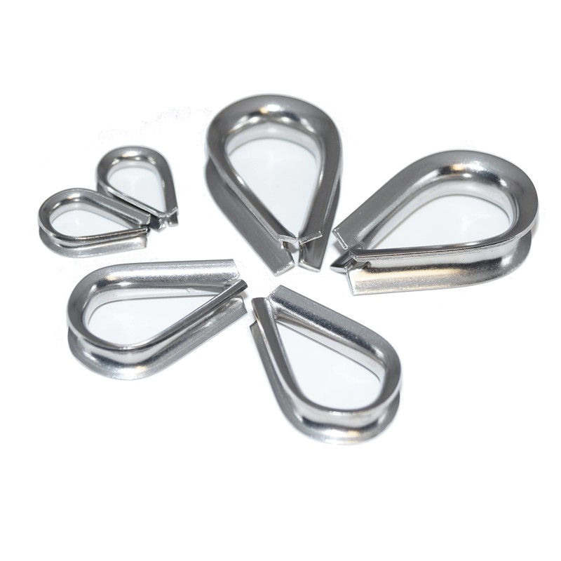 Thimble for Wire Rope 5 mm Pack of 2 Stainless