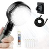NIISDROP 5-Speed Showerheads & Handheld Shower Head With Hose plus