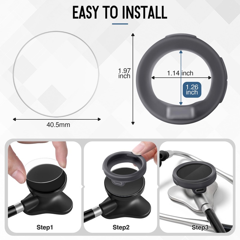Avenuebool Stethoscope Protection Kit Compatible with EKO Core 500, 3