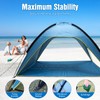 Beach Tent Sun Shelter for 4-6 Person with UPF 50+
