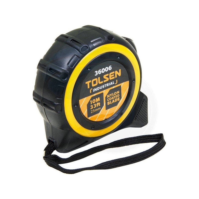 Tolsen 10M 33FT Nylon Coated Heavy Duty Measuring Tape Metric
