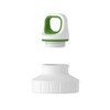 Emsa N3010400 Drink2Go Lightsteel N30104 Water Bottle, Stainless Steel, Green/Drop