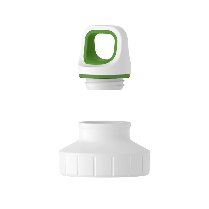 Emsa N3010400 Drink2Go Lightsteel N30104 Water Bottle, Stainless Steel, Green/Drop