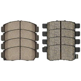 AutoShack Front and Rear Ceramic Brake Pads Set 8pcs Replacement for 2008-2009 Honda Accord 2009-2010 Acura TSX 2.4L 3.5L V6 FWD SCD787-1336