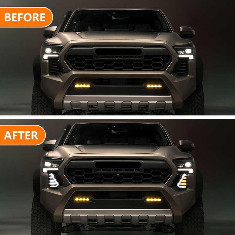 Fancemot LED Front Bumper Fog Lights Daytime Running Lights DRL
