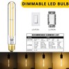 Tubular Light Bulb 7.3 Inch E26 LED Bulb Dimmable 6W