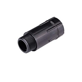 Raindrip R465CT Pressure Regulator, 3/4-Inch FPT X 3/4-Inch MPT, 30 PSI, for Drip Irrigation Systems, Attach to Outdoor Faucet, Hose Bibb, 1-Pack Blister Package, Black