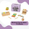 123 BABY BOX Montessori Toys For Babies 9-12 Months -