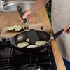 Gejoy 4 Pcs Silicone Cookie Spatula Turner Mini Brownie Spatula
